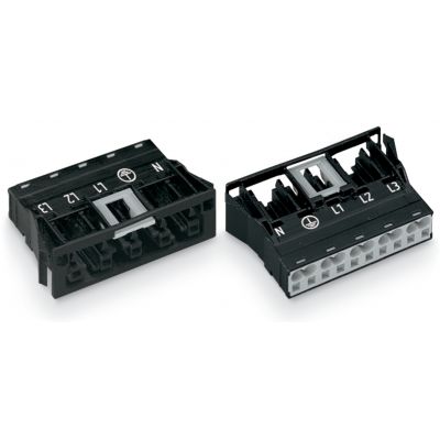 Gniazdo Snap-In czarne /50szt./ WAGO (770-705)