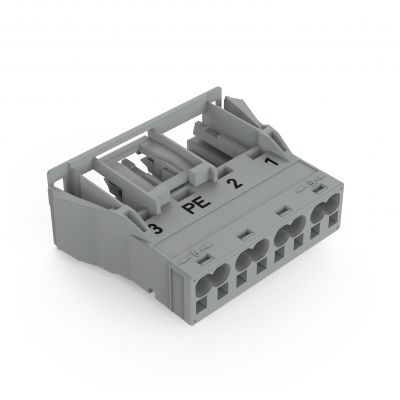 Gniazdo Snap-In szare /100szt./ WAGO (770-744/062-000)
