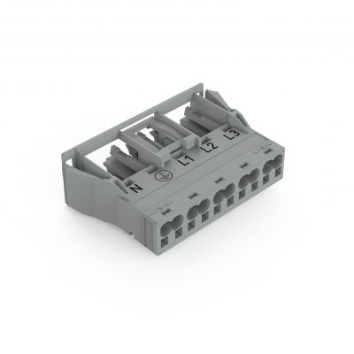 Gniazdo Snap-In szare /50szt./ WAGO (770-745/060-000)