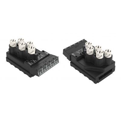 Moduł zasilający 5x2,5mm2 + 2x1,5mm2 czarny /10szt./ WAGO (772-261)