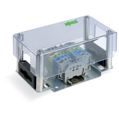 Moduł zasilający do płaskiego przewodu 5x10mm2 transparentny WAGO (895-1051)