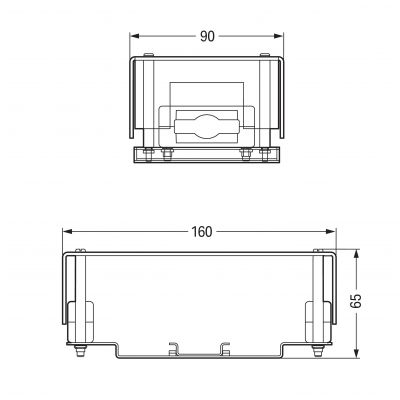 Moduł zasilający do płaskiego przewodu 5x10mm2 transparentny WAGO (895-1051)
