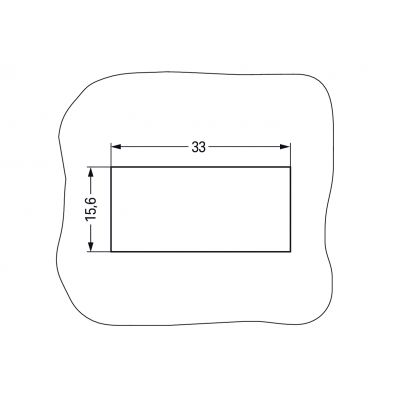 Ramka Snap-In 3-bieg. 1.0-3.0mm biały /100szt./ WAGO (770-338)