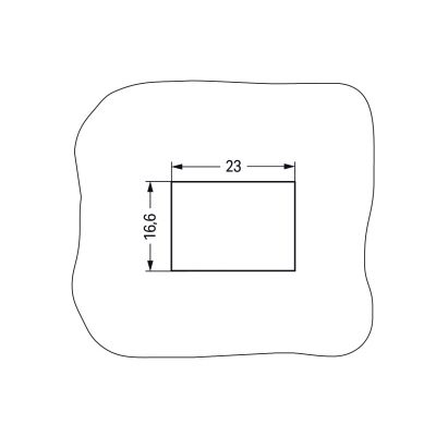 Ramka Snap-In 2-bieg. 0.5-2,0mm czarna /100szt./ WAGO (770-317)