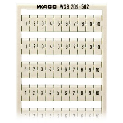 Ramka z oznacznikami 10x 1-10 209-502 /5szt./ WAGO (209-502)