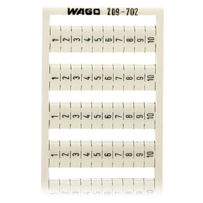 Ramka z oznacznikami 10x 1-10 209-702 /5szt./ WAGO (209-702)