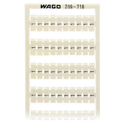 Oznaczniki WSB jako karta białe /5szt./ WAGO (209-718)