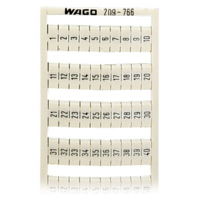 Ramka z oznacznikami 2x 1-50 209-766 /5szt./ WAGO (209-766)