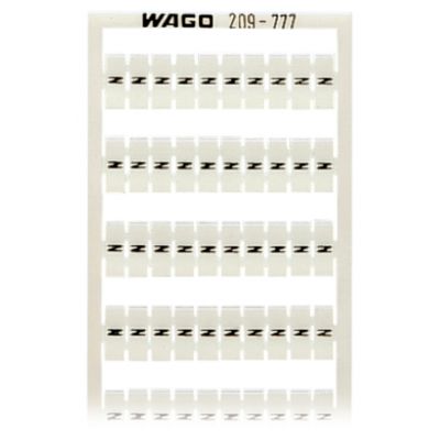 Oznaczniki WSB jako karta białe /5szt./ WAGO (209-777)
