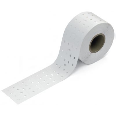 Oznaczniki nawlekane na przewody 0,75-1,5 mm2 białe 1000 szt. / rolka 211-861 WAGO (211-861)