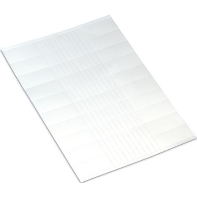 Tabliczki z tektury do drukarki laserowej 9,5x25mm białe WAGO (209-113)