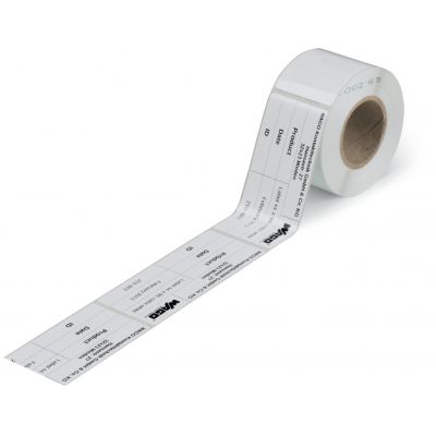 Tabliczki znamionowe 70x33mm biały WAGO (210-801)