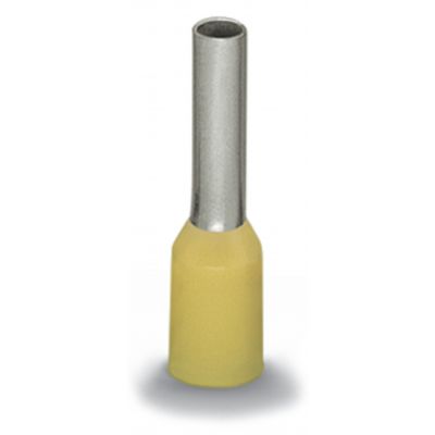 Tulejka przewodowa tulejka dla 2,08mm2 / AWG 14 z kołnierzem z tworzywa żółta /1000szt./ WAGO (216-205)