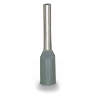 Tulejka do 0,75mm²/18 AWG z kołnierzem z tworzywa szara /1000szt./ WAGO (216-242)