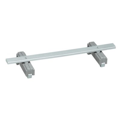 Szyna z 2 przewodzącymi stopkami równoległa do szyny montażowej dł. 125mm srebrny /25szt./ WAGO (790-115)