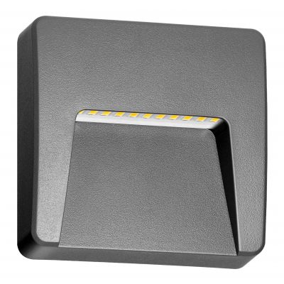  Lampa elewacyjna LED SLIGO 3W 240lm IP65 4000K biała neutralna szary ORNO (AD-OP-6609GL4)