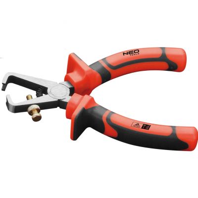 Szczypce do zdejmowania izolacji 160 mm 1000V, CrV, polerowane NEO 01-070 GTX (01-070)