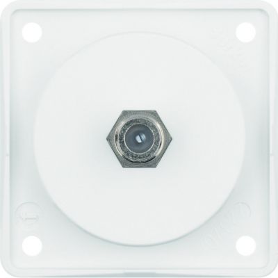 Integro Flow Gniazdo przyłączeniowe anteny SAT, biały (945192502)