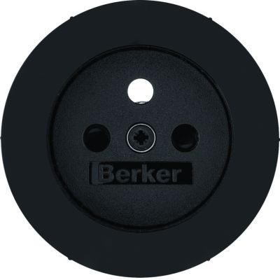 BERKER R.1/R.3 Płytka czołowa z przysłonami styków do gniazda z uziemieniem cz 3965762045 HAGER (3965762045)