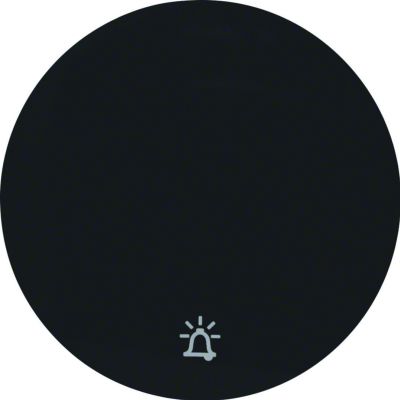 BERKER R.1/R.3 Klawisz nadrukowany symbol dzwonek do łącznika klaw. pojedyncza czarny 16202025 HAGER (16202025)