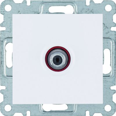 lumina Gniazdo pojedyncze SAT dla instalacji indywidualnych biały WL3230 HAGER (WL3230)