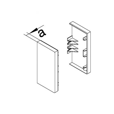 tehalit.BRAP Końcówka 65x100mm anodyzowany L6532ELN HAGER (L6532ELN)