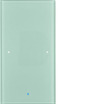 BERKER KNX TS Sensor dotykowy 1-krotny szkło aluminium 75141034 HAGER (75141034)
