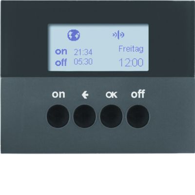 BERKER K.1 KNX RF quicklink łącznik czasowy antracyt 85745275 HAGER (85745275)