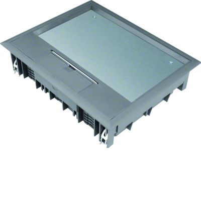 tehalit.VE-EE Pokrywa uchylna VE09 200x253 wykładzina 12mm stal szary PA VE09127011 HAGER (VE09127011)