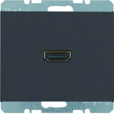 BERKER K.1 Gniazdo HDMI antracyt 3315427006 HAGER (3315427006)