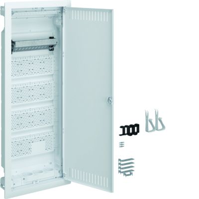 Rozdzielnica modułowa 5x12 podtynkowa z płytą montażową i gniazdami 3x230V Volta VU60NWP HAGER (VU60NWP)