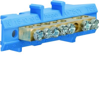 Listwa przyłączeniowa z cokołem neutralna 3x16+4x10 mm2 KM07N HAGER (KM07N)