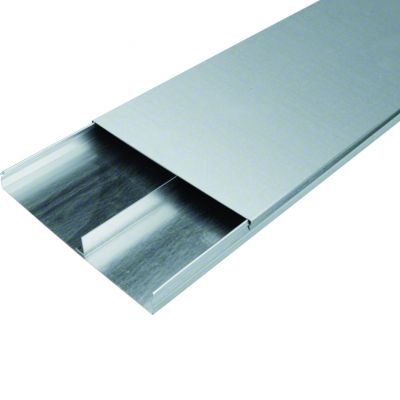 tehalit.UK Kanał do wylewki podłogowej 2-komorowy 340X38mm stal UK340382 HAGER (UK340382)