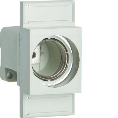Gniazdo bezp. ceram. DII D2400 E27 1P 25A 500V TS35 zac.pałąk. 10mm2 LE27KP HAGER (LE27KP)