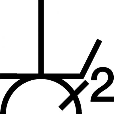 BERKER W.1 Gniazdo z uziemieniem 2P+Z podwójne poziome 2 wejścia kompletne IP55 biały 6768823522 HAGER (6768823522)