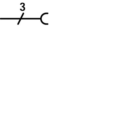 tehalit.WA Wtyk wejściowy 3-polowy WAGO G4703 HAGER (G4703)