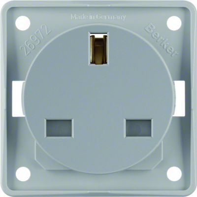 Integro Flow Gniazdo z uziemieniem USA/KANADA NEMA 5-15R czarny mat 962632513 962622506 HAGER (962622506)