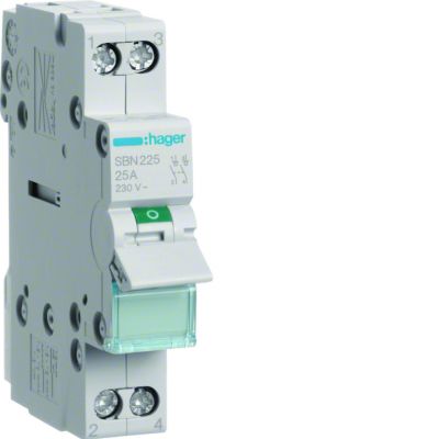 Modułowy rozłącznik izolacyjny 2P 25A 230V SBN225 HAGER (SBN225)