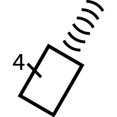 KNX q/e/s Pilot radiowy 4-kanałowy KNX RF TU404 HAGER (TU404)