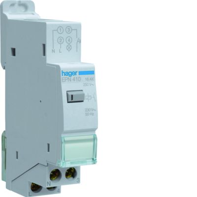 Przekaźnik bistabilny elektroniczny 1Z 230V 16A EPN410 HAGER (EPN410)
