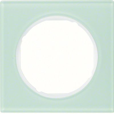 BERKER R.3 Ramka pojedyncza szkło biała 10112209 HAGER (10112209)