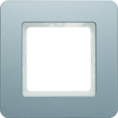 BERKER Q.7 Ramka pojedyncza aluminium 10116074 HAGER (10116074)