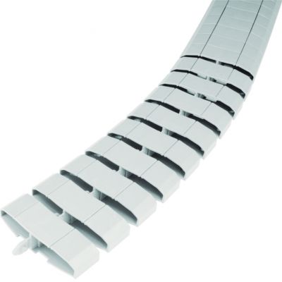 tehalit.DB-HB Osłona elastyczna płaska fi=70mm L=1m PA jasnoszary FK17035 HAGER (FK17035)