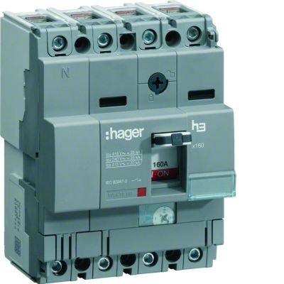 Wyłącznik mocy x160 4P 25kA 125A HHA126H HAGER (HHA126H)