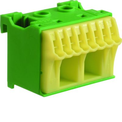 QuickConnect Blok samozacisków ochronny zielony 2x16+8x4mm2 szer. 45mm KN10E HAGER (KN10E)