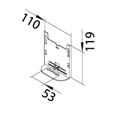 tehalit.BR/BRN Płytka adaptacyjna 130-170mm G2271 HAGER (G2271)