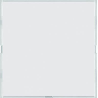 BERKER KNX e/s B.x Przycisk pojedynczy z polem opisowym z diodami LED RGB i czujnikiem temperatury biały i krem 80161780 HAGER (80161780)