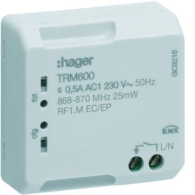KNX q/e/s Sterownik impulsowy 1-krotny TRM600 HAGER (TRM600)