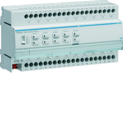 KNX e/s Sterownik załączający/żaluzjowy 20-/10-krotny 16A C-load 10M TXM620D HAGER (TXM620D)