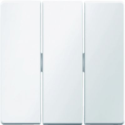 BERKER Q.x Klawisze do łącznika 3-klawiszowego biały aksamit 16656089 HAGER (16656089)